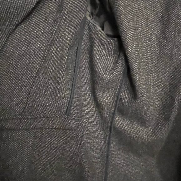 Old Navy charcoal blazer wool blend size small - Picture 3 of 6